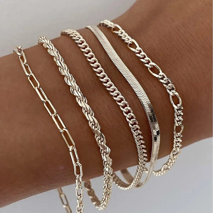 Gold-Tone Bracelet Set