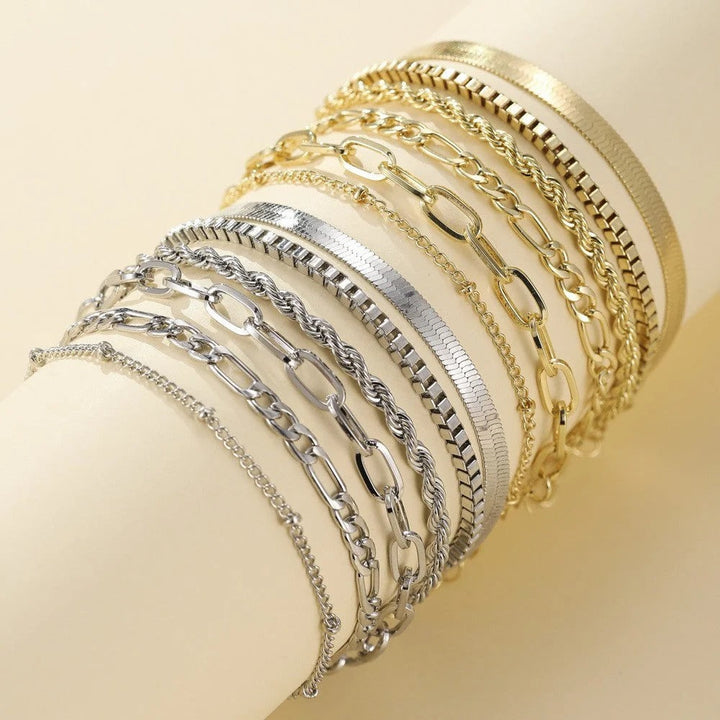 Gold-Tone Bracelet Set