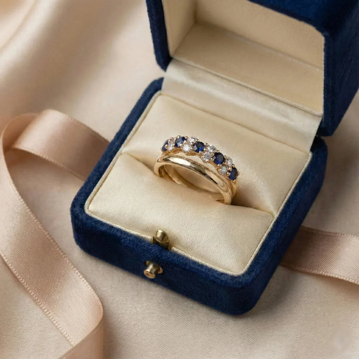 Gold Ring Róisín with Sapphire