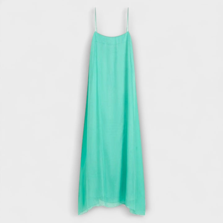 Madison - Türkises Maxikleid mit Spaghettiträgern