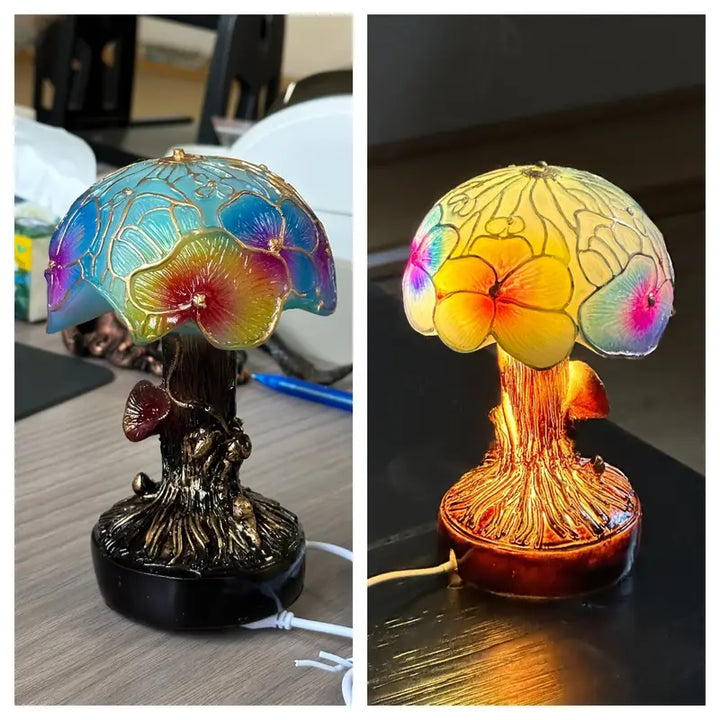 Boho Chic Pilz Blumenlampe
