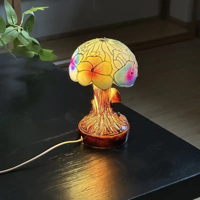Boho Chic Pilz Blumenlampe