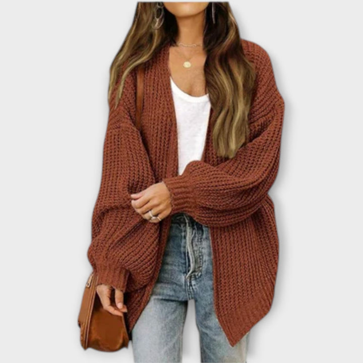 Leppa - Schwarzer lässiger Cardigan
