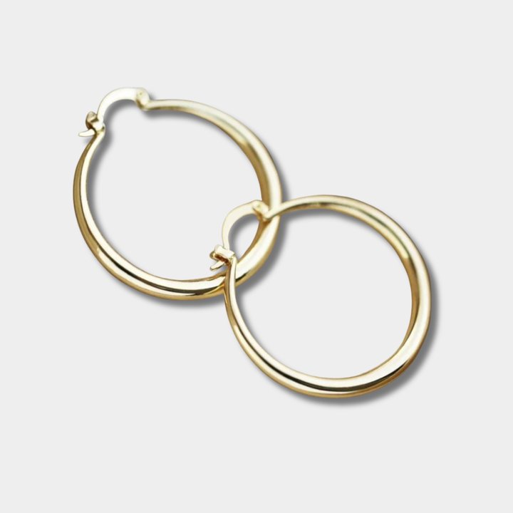 Gold Hoop Earrings Clíona