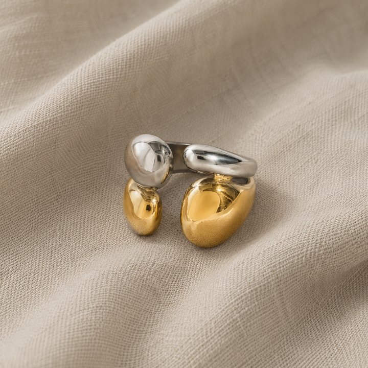 Gold & Silver Open Ring Nuala