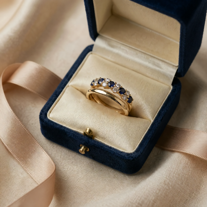 Gold Ring Róisín with Sapphire