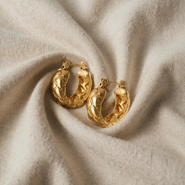 Gold Hoop Earrings Treasa