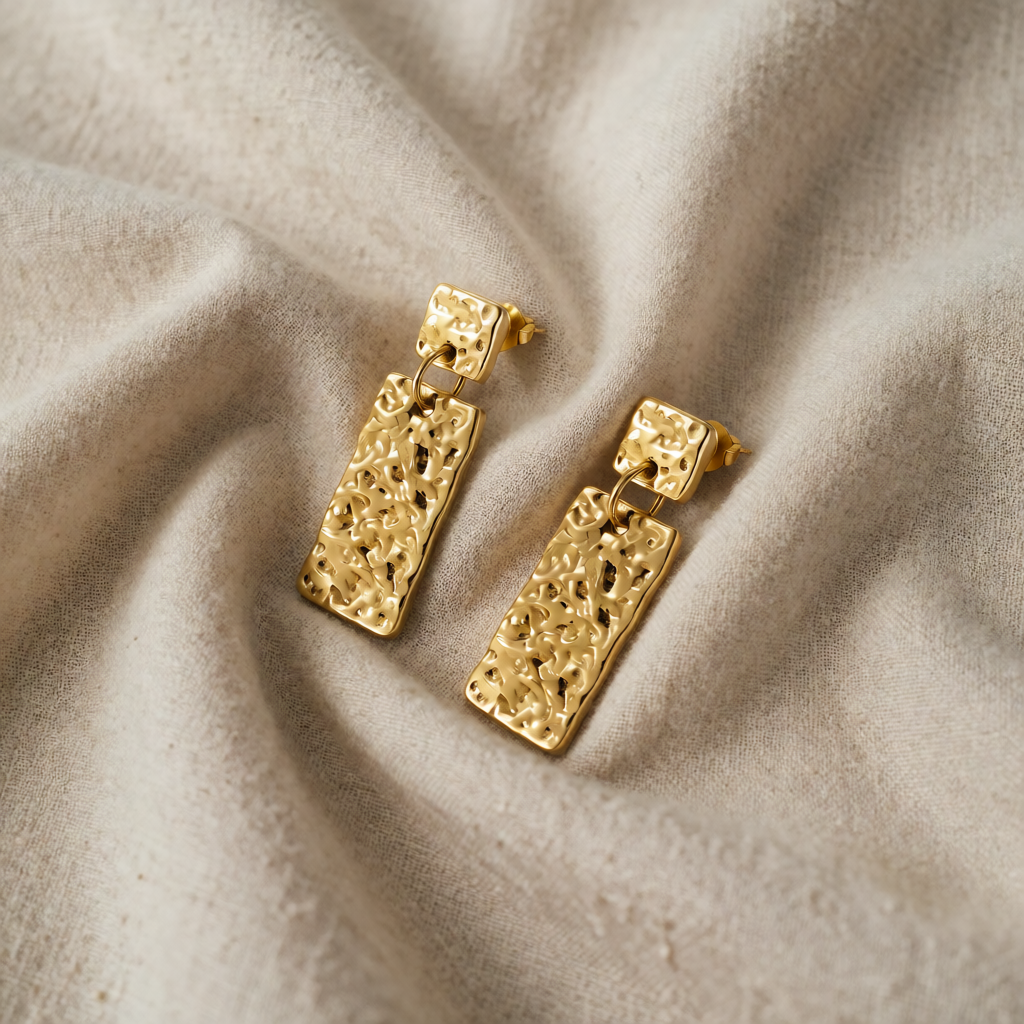 Gold Drop Earrings Aoife