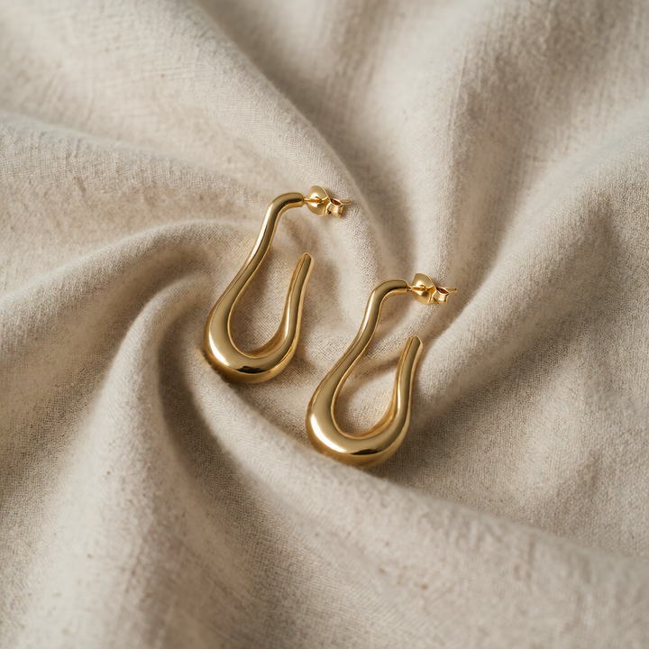 Gold Hoop Earrings Dervla