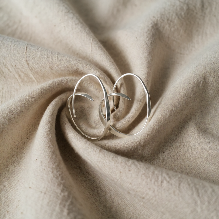 Silver Hoop Earrings Cobh