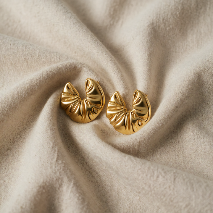 Gold Hoop Earrings Muirne