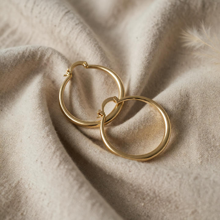 Gold Hoop Earrings Sligo