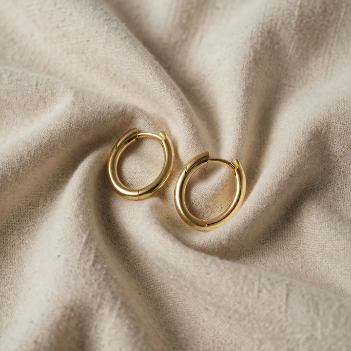 Gold Hoop Earrings Aoife