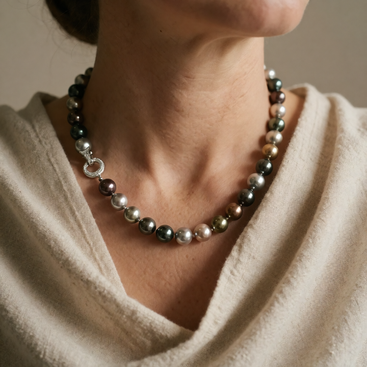 Multicolour Pearl Necklace Fionnuala