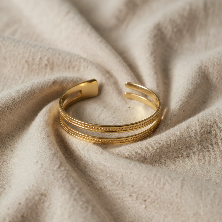 Gold Cuff Bracelet Nuala