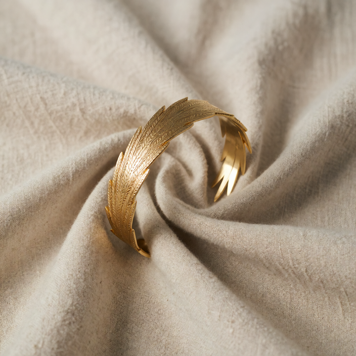 Gold Cuff Bracelet Treasa