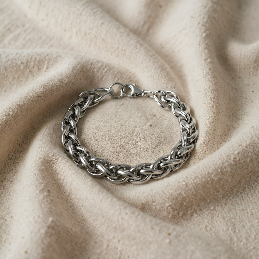 Silver Rope Chain Bracelet Sorcha
