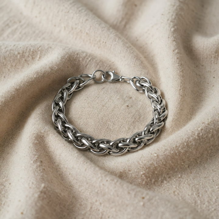 Silver Rope Chain Bracelet Sorcha
