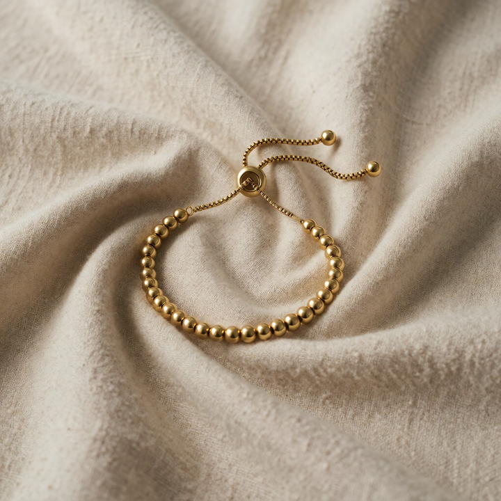 Gold Beaded Bracelet Caoimhe