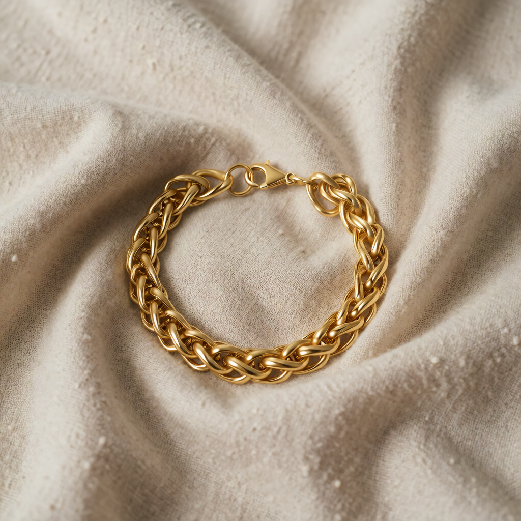 Gold Chain Bracelet Méabh