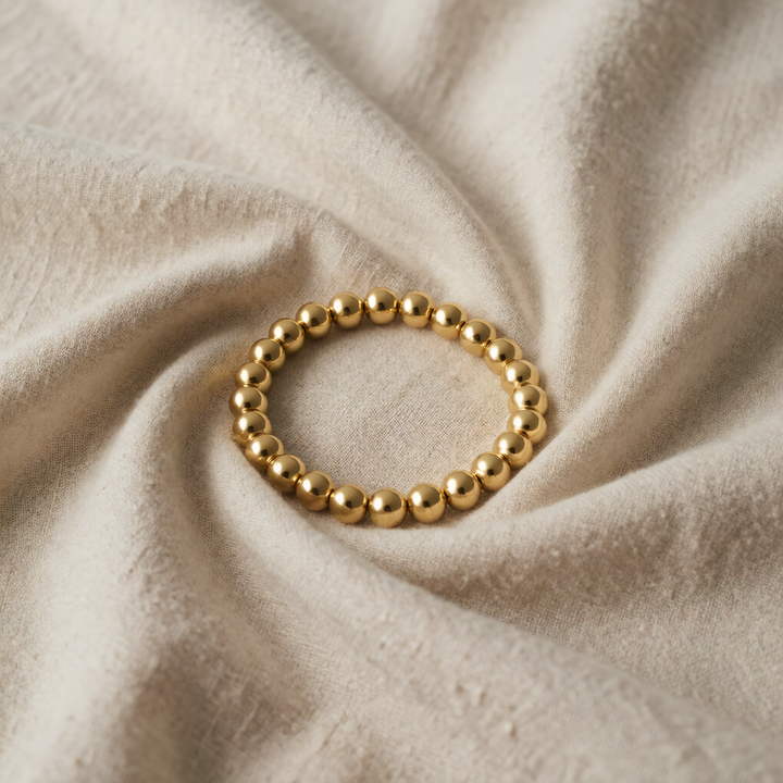 Gold Beaded Bracelet Nóra