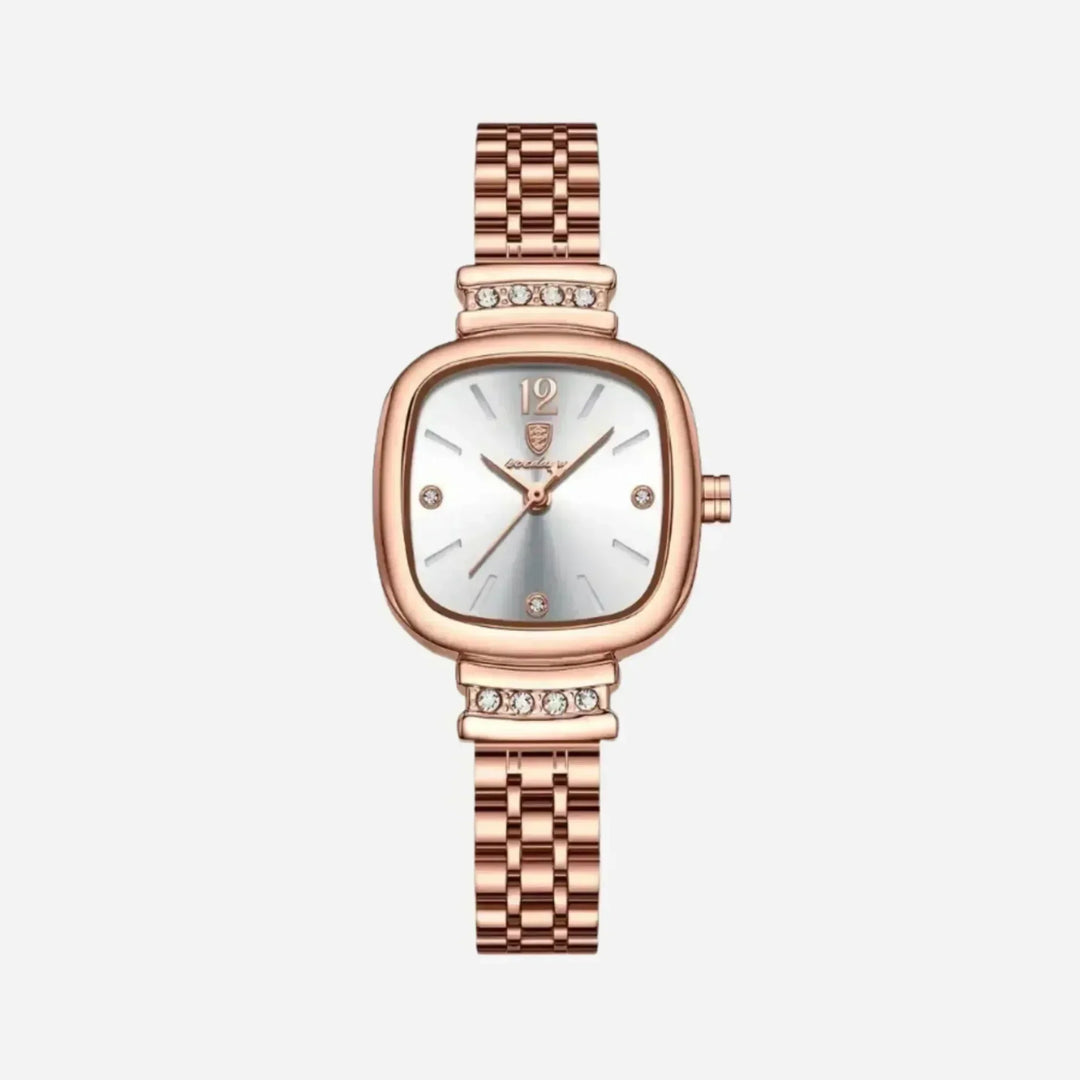 Rose Gold Watch Treasa with Crystal Accents