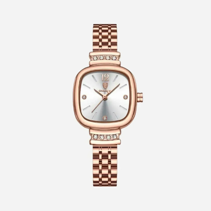 Rose Gold Watch Treasa with Crystal Accents