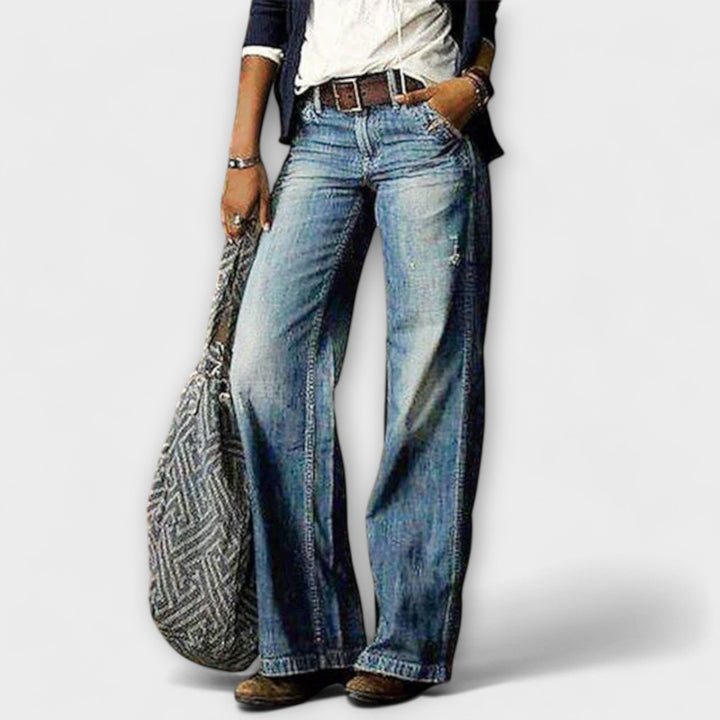 Hannelene - Weite Denim-Hose