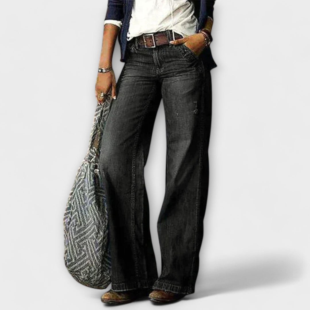 Hannelene - Weite Denim-Hose