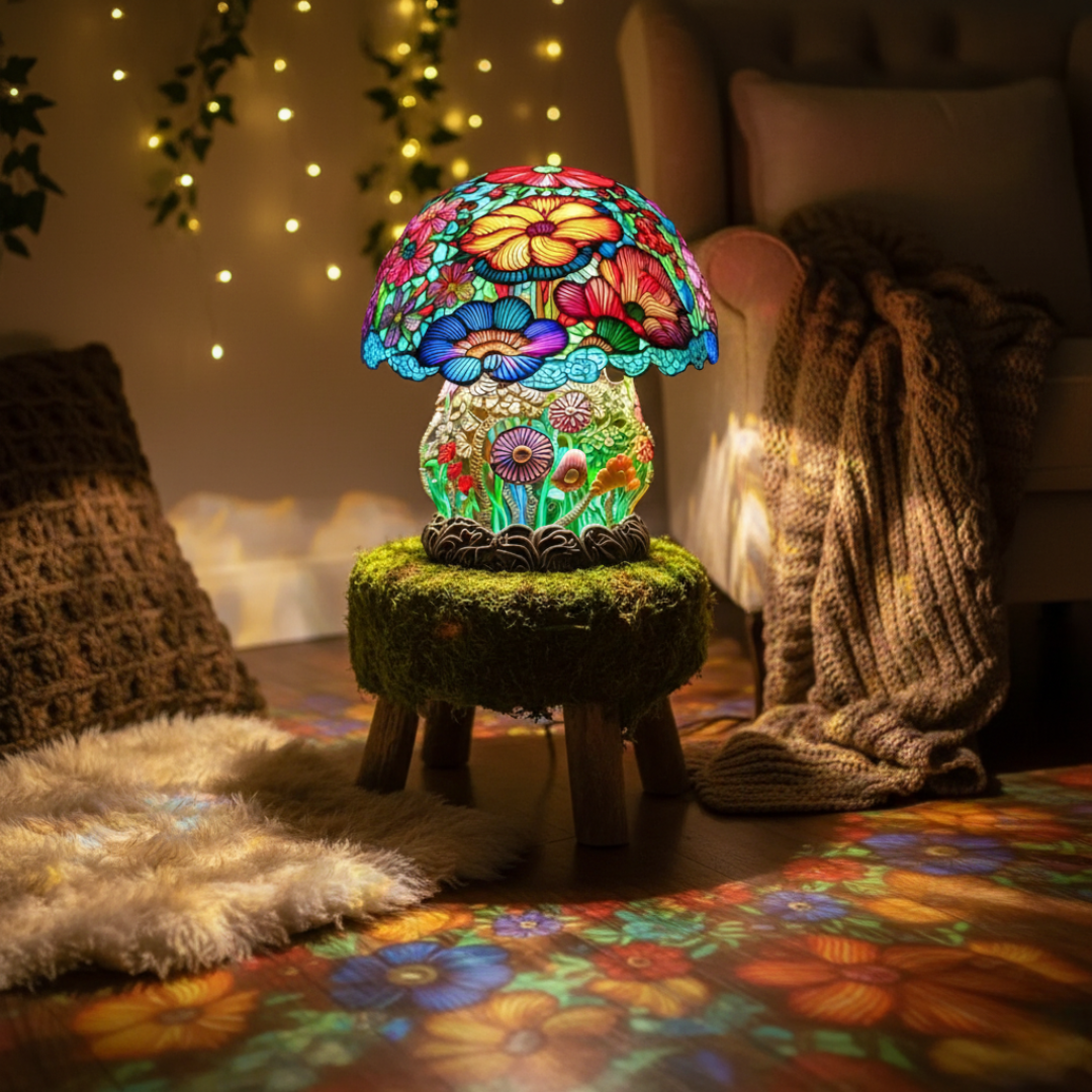 Frosted Pilzlampe