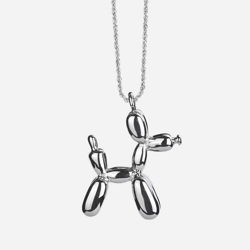 Gold Necklace Béibhinn with Balloon Dog