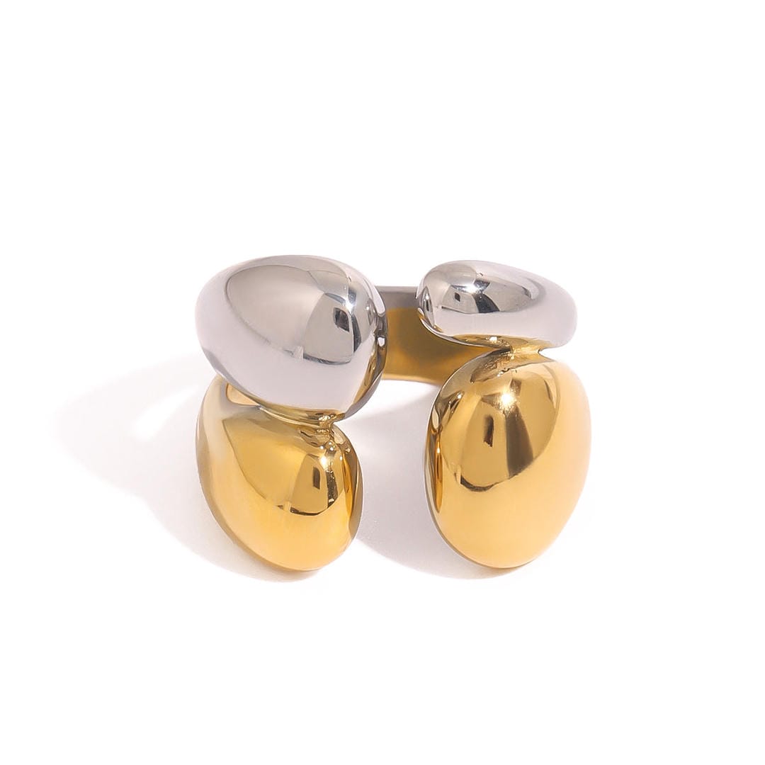 Gold & Silver Open Ring Nuala