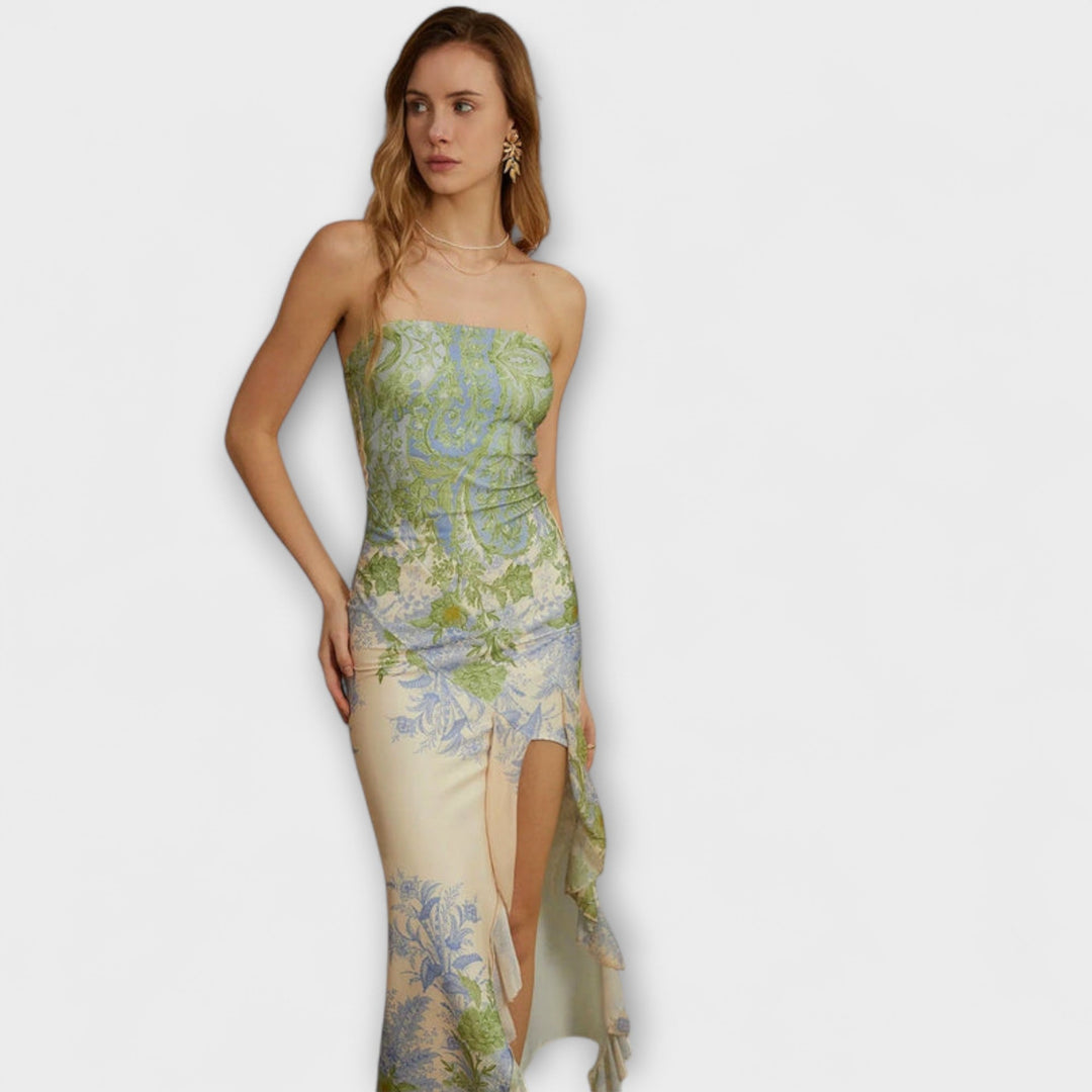 Aria - Cremefarbenes Strapless-Kleid von Sea & Salt