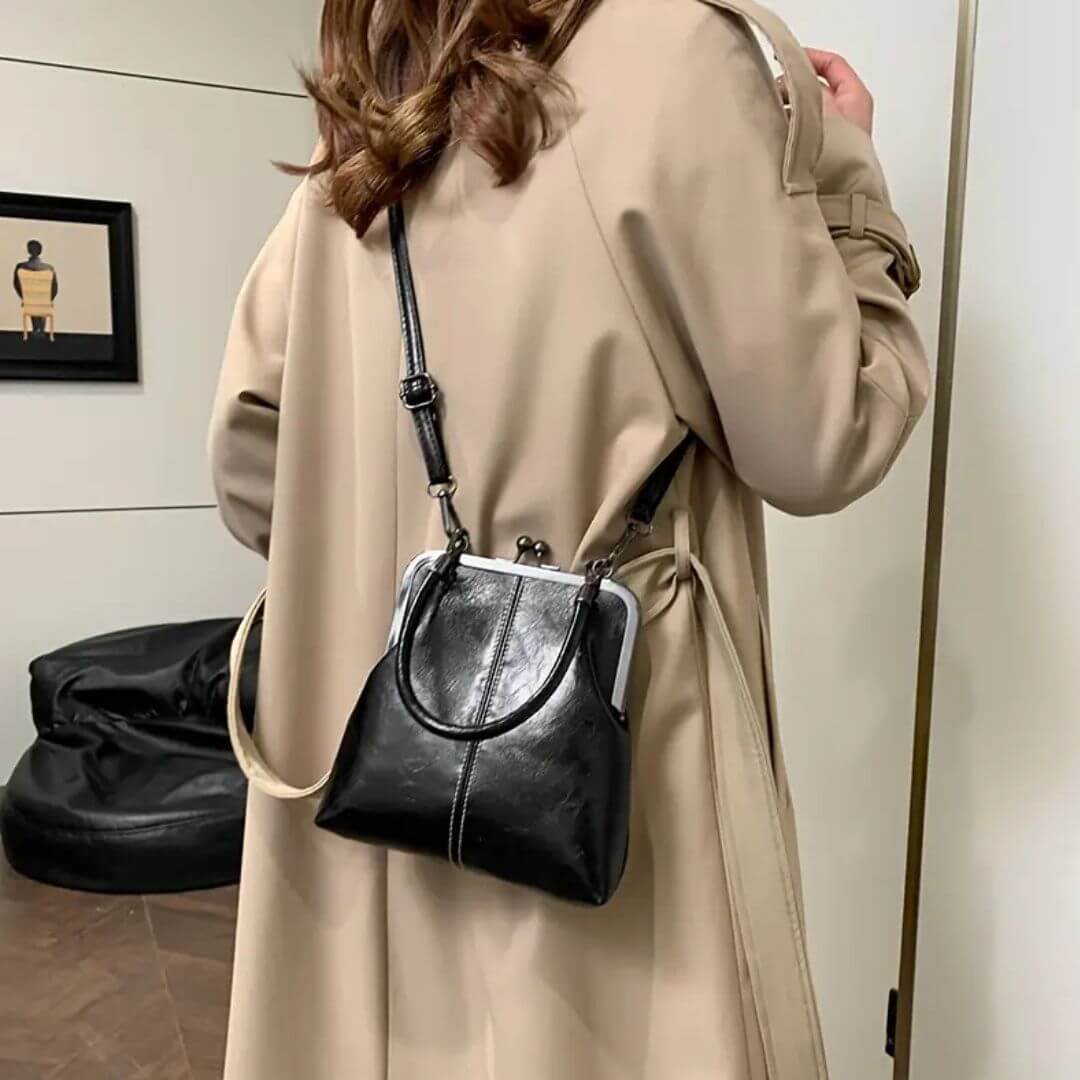 Amelias zeitloser Kiss Lock | Vintage Handtasche
