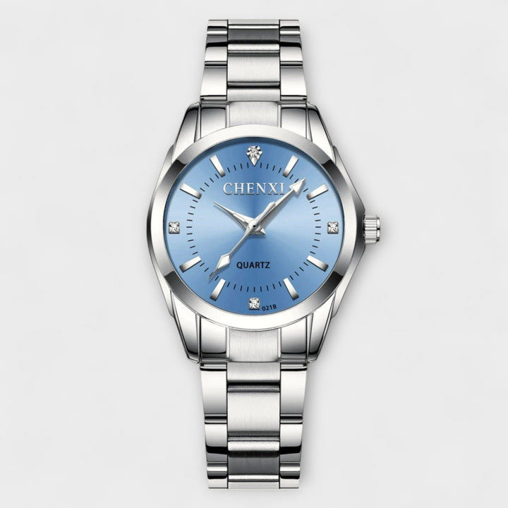 Stainless Steel Watch Saoirse with Blue Dial
