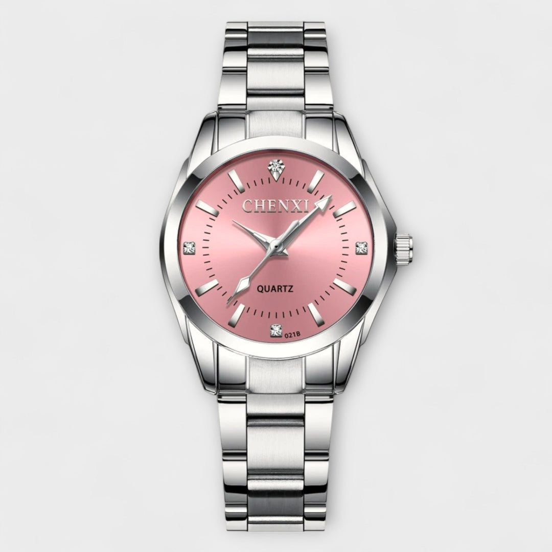 Stainless Steel Watch Saoirse with Blue Dial