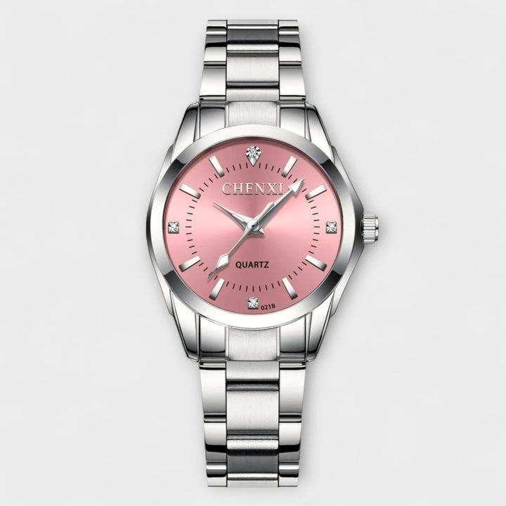Stainless Steel Watch Saoirse with Blue Dial