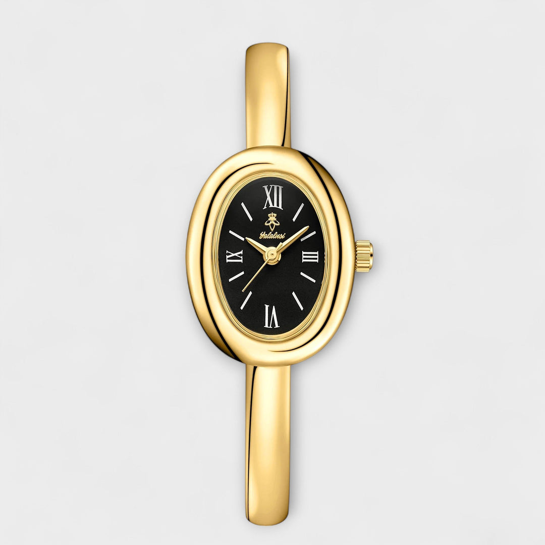 Silver Watch Órla with Green Dial and Bangle