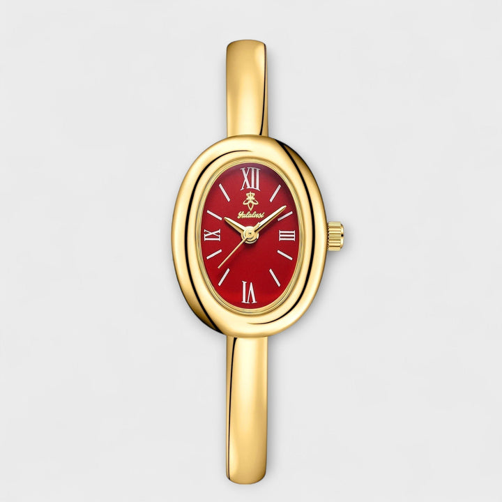 Silver Watch Órla with Green Dial and Bangle