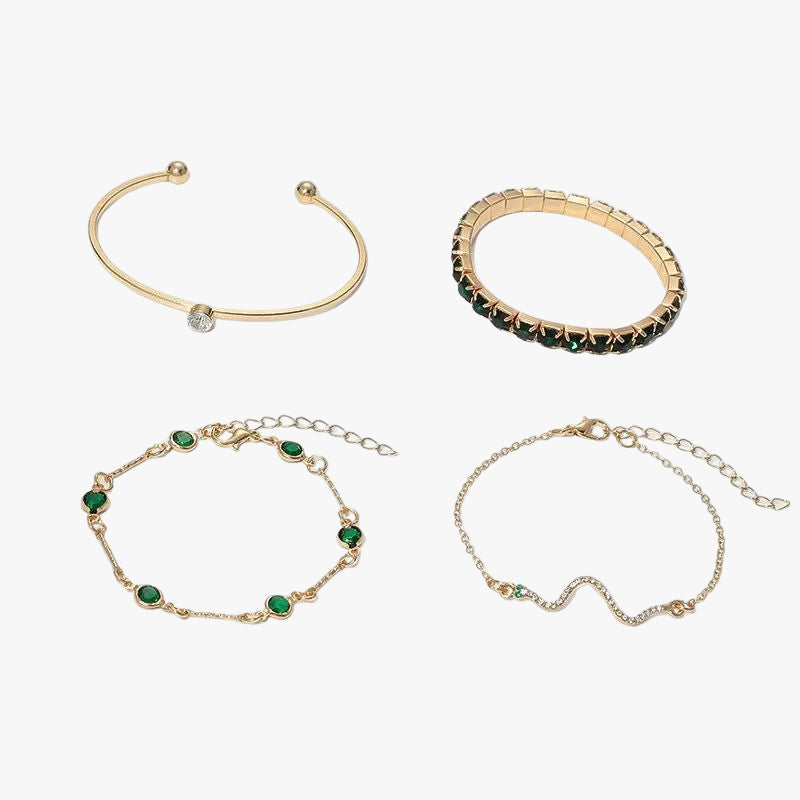 Gold Bracelet Set Nuala