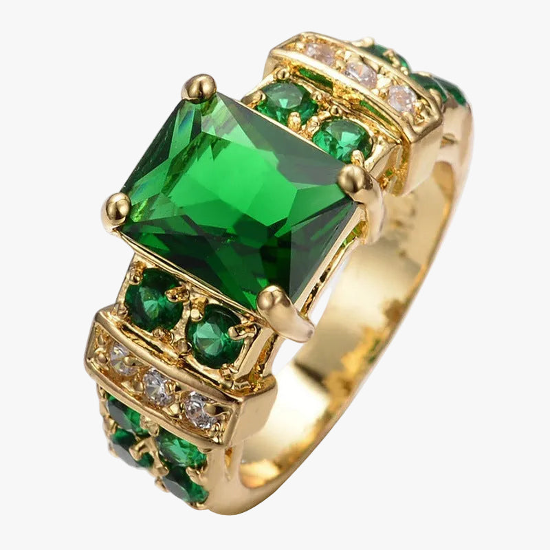 Gold Ring Sinéad with Emerald