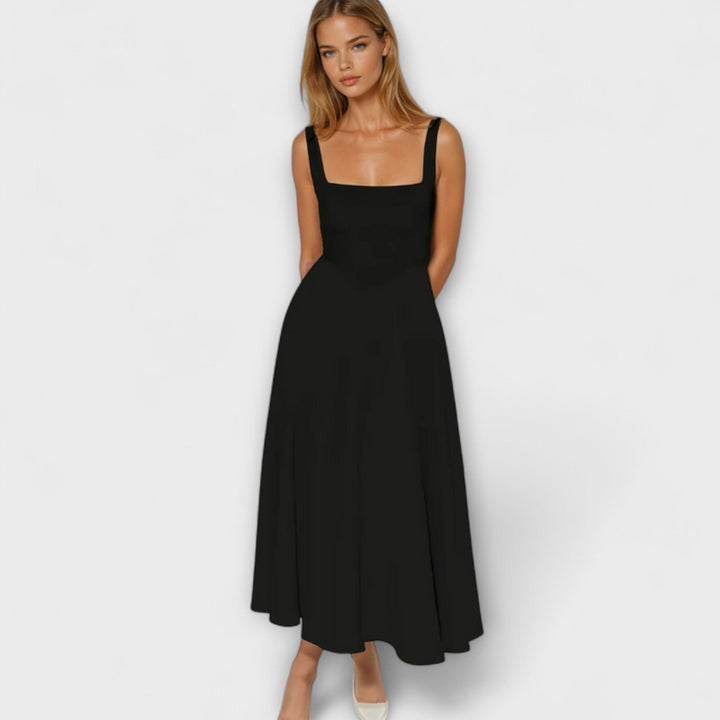 Scarlett - Cremefarbenes elegantes Abendkleid