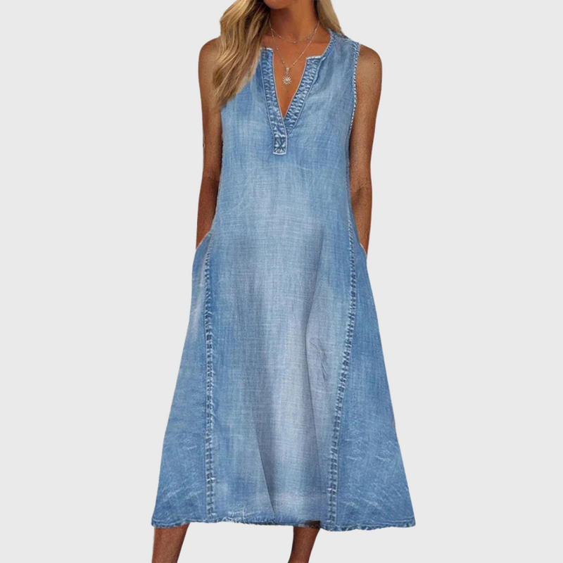 Bequemes Jeanskleid