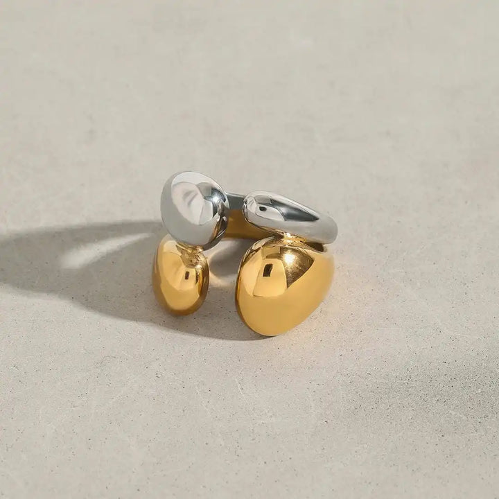 Gold & Silver Open Ring Nuala