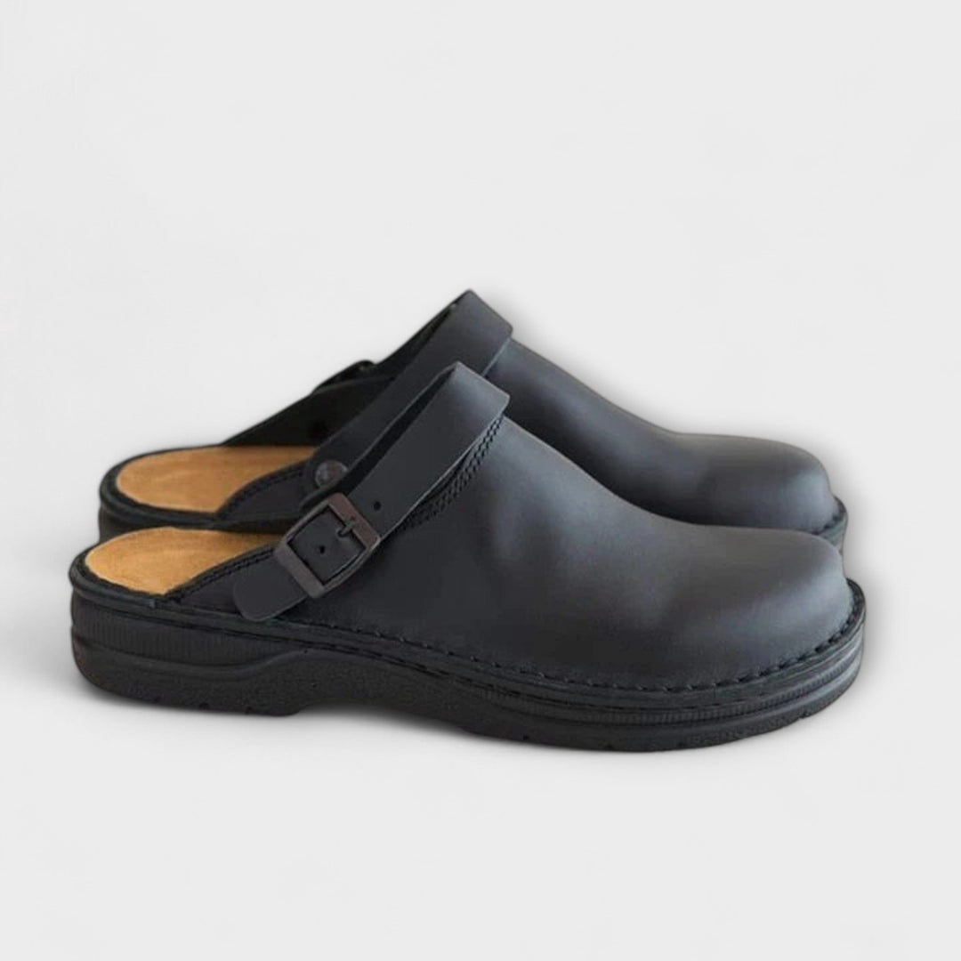 Helga - Bequeme Leder-Pantoletten