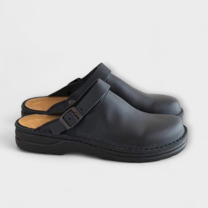 Helga - Bequeme Leder-Pantoletten
