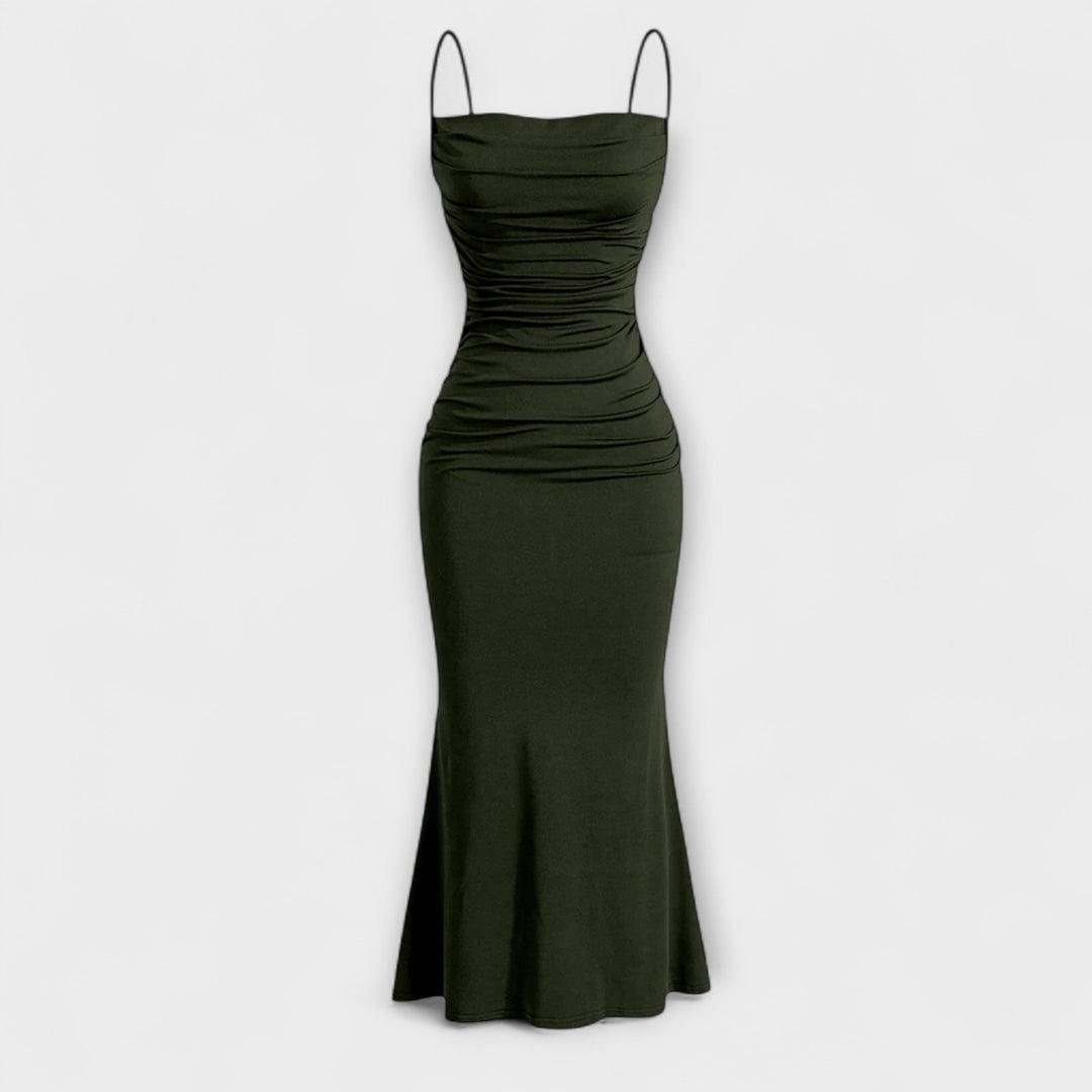 Mia Muse - Pinkes elegantes Party-Maxikleid