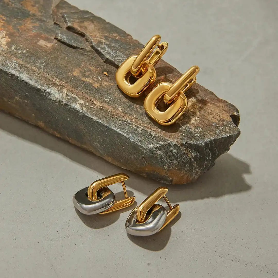 Gold Drop Earrings Nuala