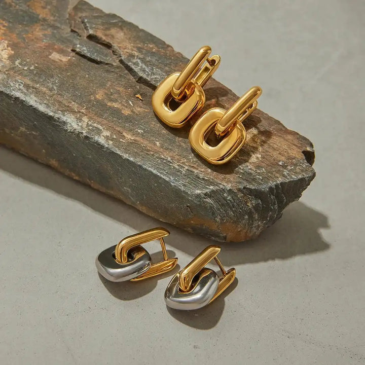 Gold Drop Earrings Nuala