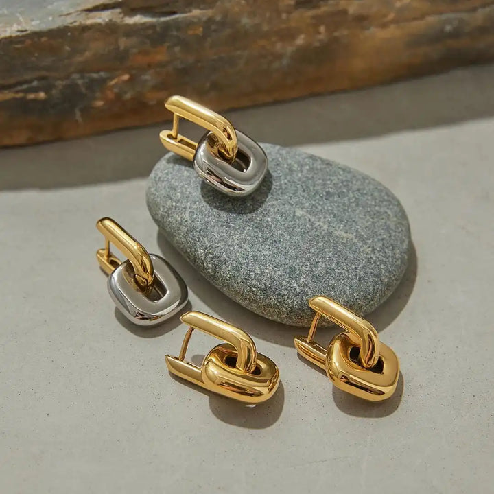Gold Drop Earrings Nuala